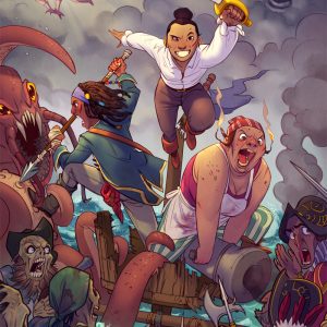 Cover for Richard Williams' RPG Cutlasses without Captains