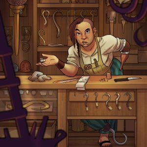 Interior art for Penny Arcade's Acquisitions Incorporated D&D book