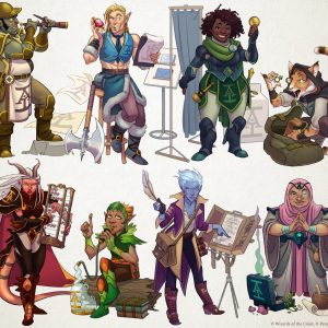 Interior art for Penny Arcade's Acquisitions Incorporated D&D book