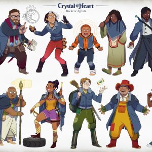 Crystal Heart Agents - based on Kickstarter backers' descriptions