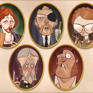 Fan art for Alasdair Beckett-King's interactive murder mystery originally posted on Twitter. See the full video <a href="https://www.youtube.com/watch?v=2ptNJaiid5E" target="_blank">here</a>