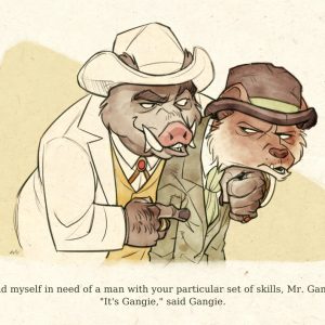 Fan art for Dimension 20's "Mice & Murder"