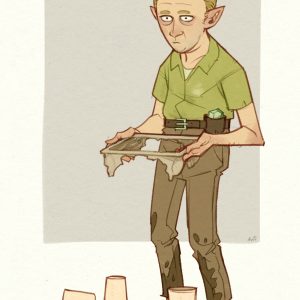 Fan art for Dimension 20's "Fantasy High"