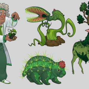 Art for the "Shapers of Gaia" board game, published by WizKids. AD: Daniel Solis