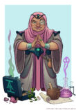 Full colour commission sample: Acquisitions Incorporated's Obviator